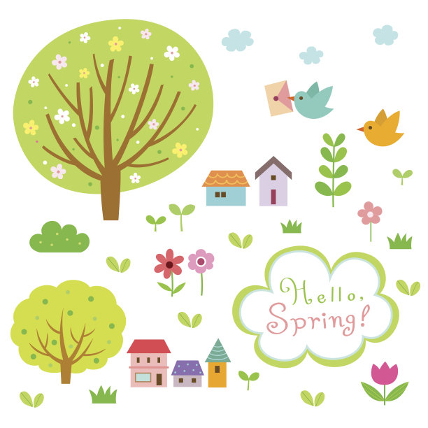 春村与自然元素相结合图片下载