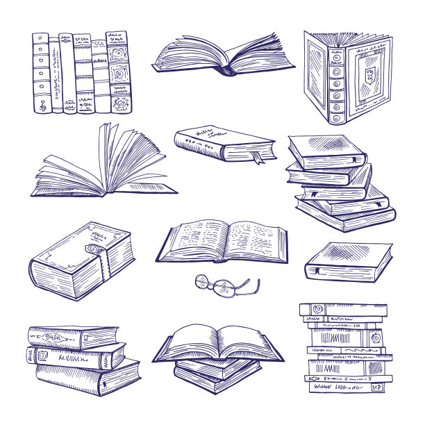 书矢量图素材ID：154678570