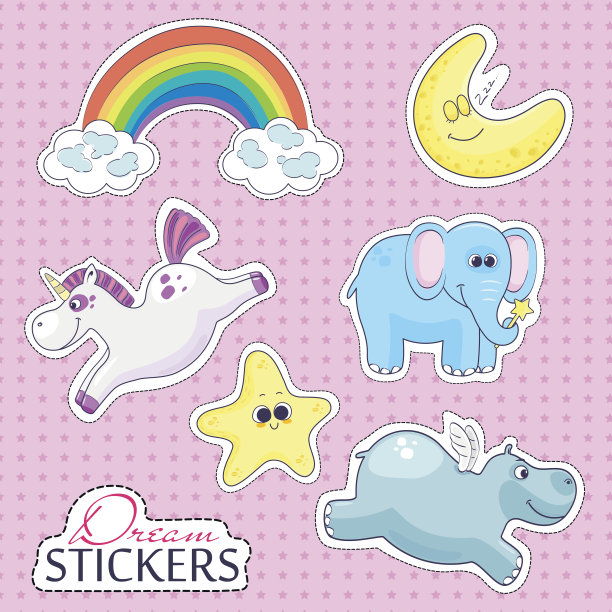 晚安，孤立的元素。图片下载