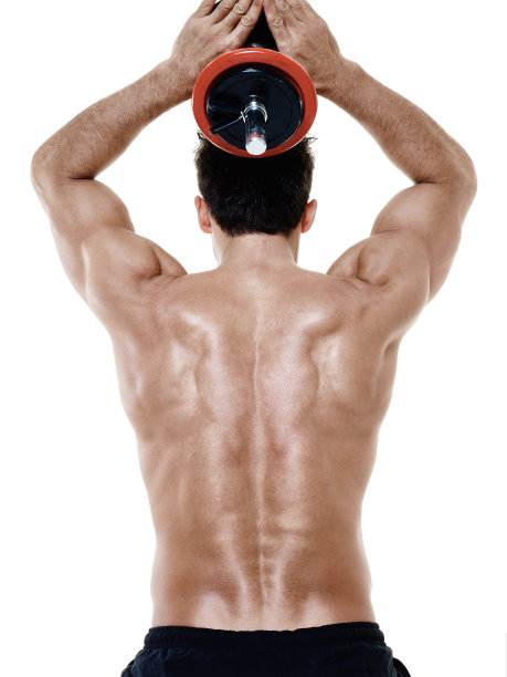 男子举重运动孤立图片下载