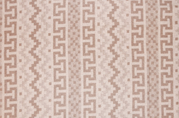 棕色美洲印第安风格格子织物细节特写背景图片下载