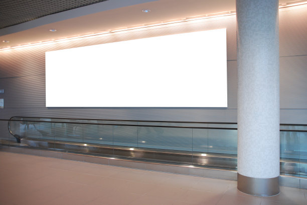 现代建筑的广告牌图片下载