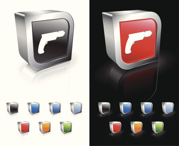 电钻方版权免费矢量艺术图片下载