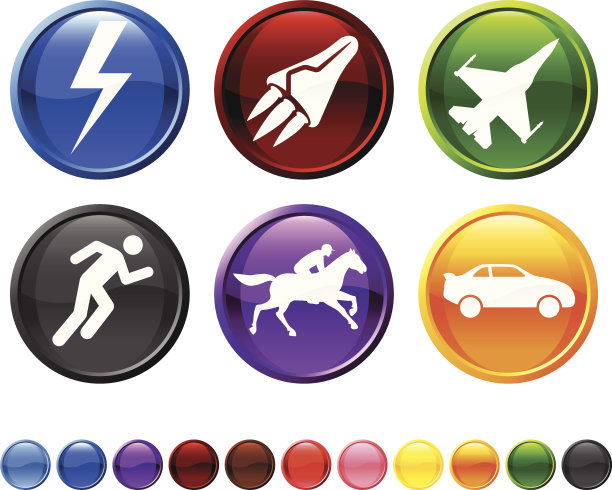 速度版税免费矢量图标集图片下载