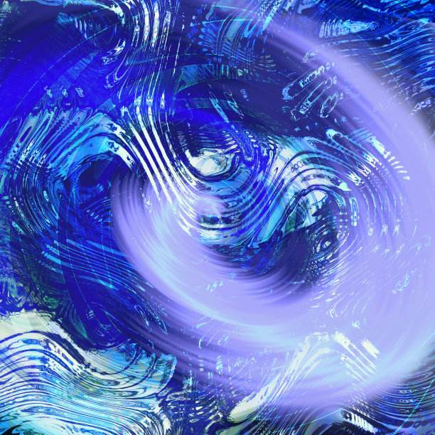 抽象的水背景与湍流波和水涡图片下载