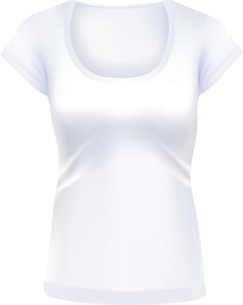 女人的t恤模板图片下载