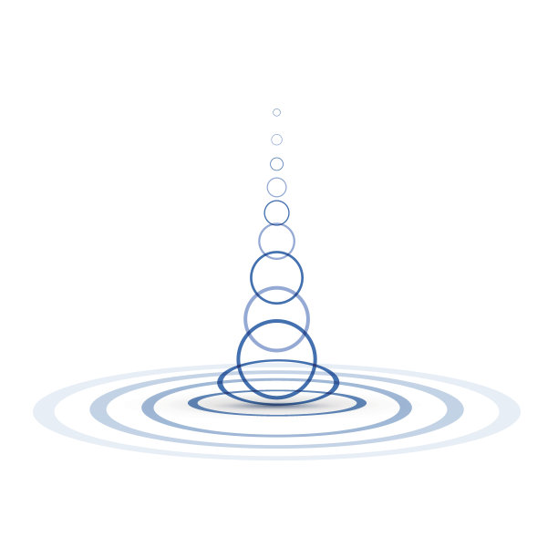 矢量圈背景，水滴图片下载