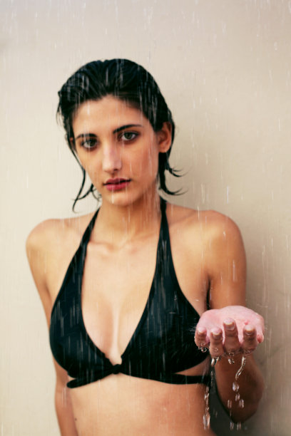 淋浴的肖像图片下载