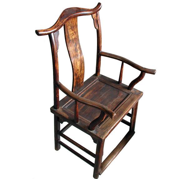 中国古董家具椅(白色bg)图片下载