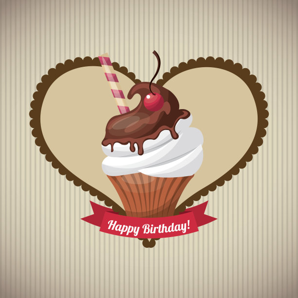 生日快乐，甜点庆祝图片下载