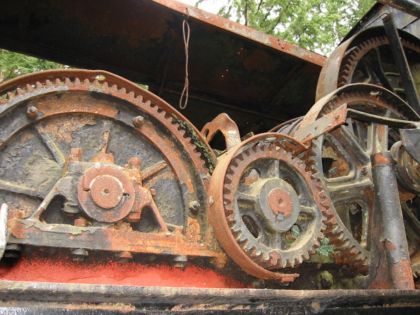 齿轮生锈的图片下载