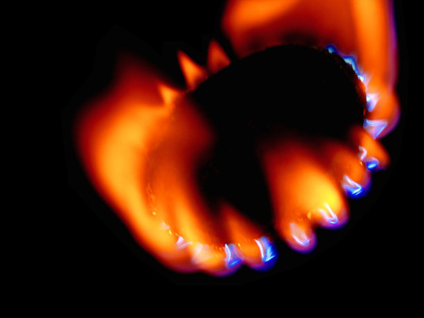 热五颜六色的火焰图片下载