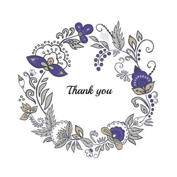 股票矢量圆框架。嘟嘟可爱的花朵。花环插图图片下载