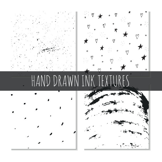 墨水手绘纹理图片下载