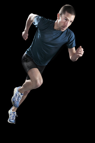 快跑!冲刺起动人动作图片下载