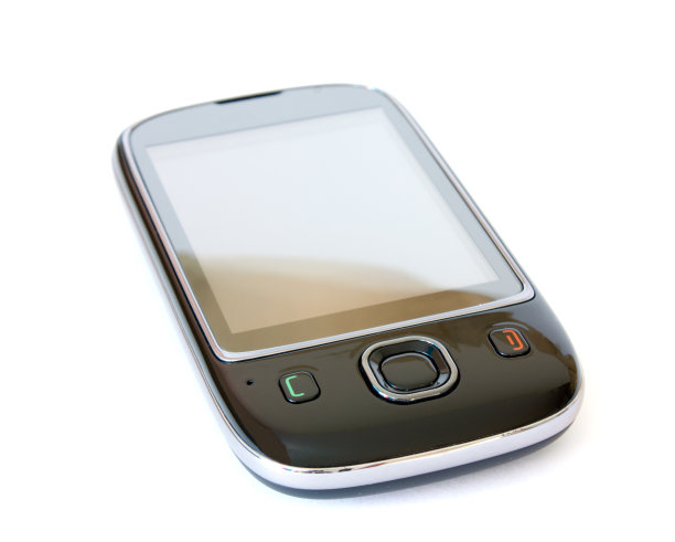 手机孤立在白色图片下载