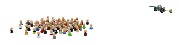 卡通人群,大炮图片下载