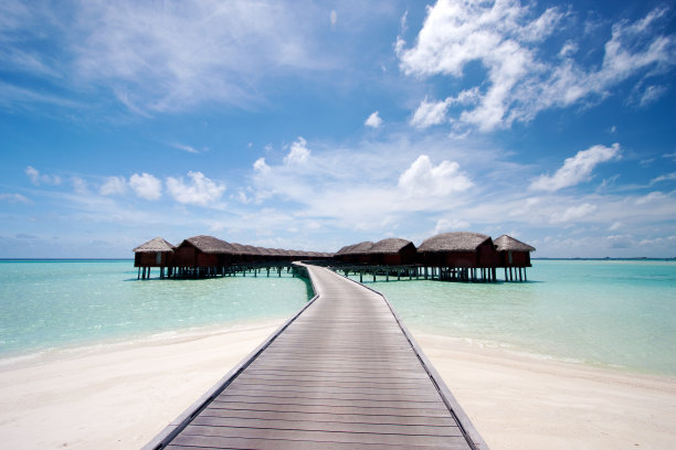 热带地区的水平房图片下载