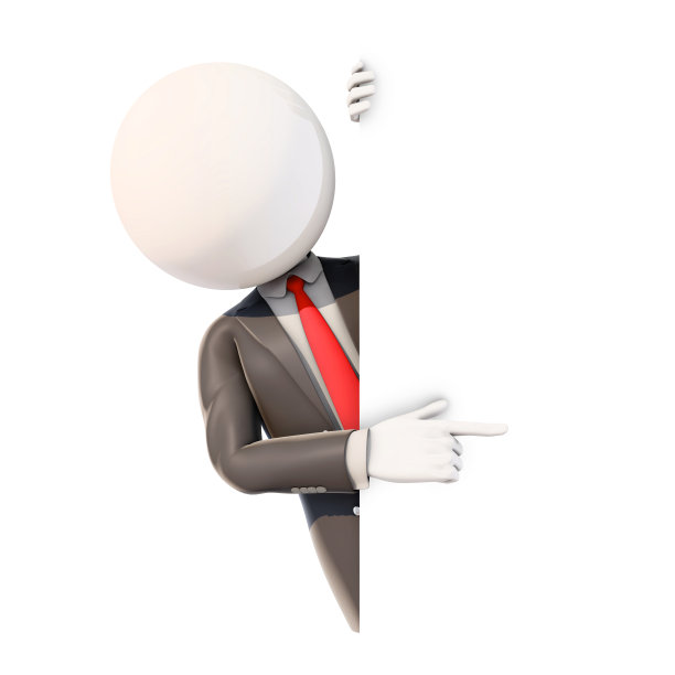商人指着什么东西，3d渲染图片下载