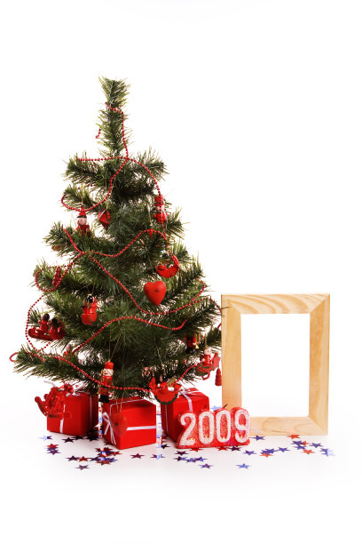 圣诞贺卡的相框图片下载