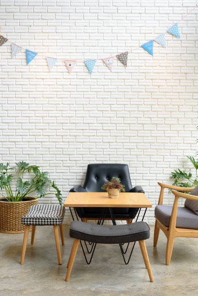 舒适的沙发角落素材图片