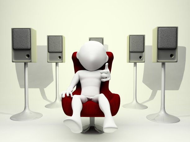 听立体声音乐有个性图片下载