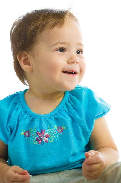 小女孩微笑图片下载