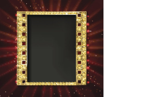 金色的幕布背景。图片下载