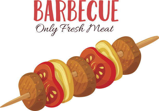 烧烤矢量图图片下载