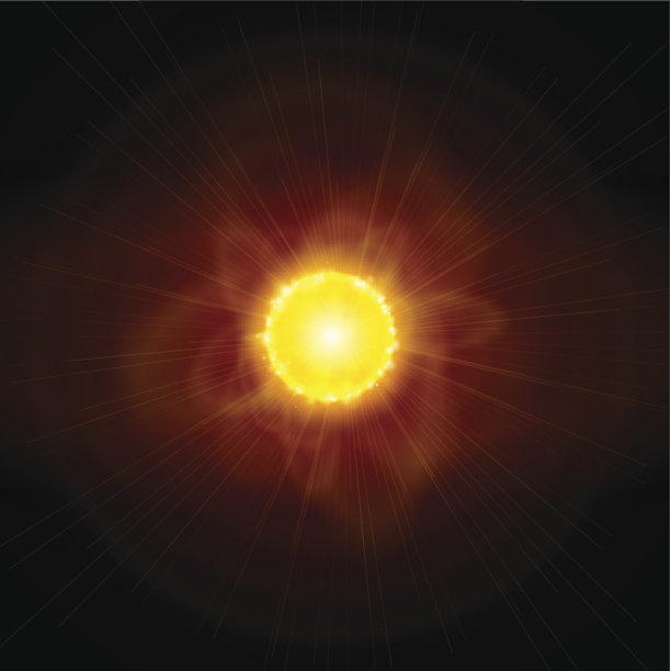 太阳在太空深处图片下载