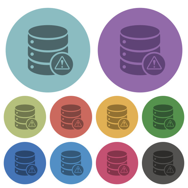 数据库错误图标颜色变暗图片下载