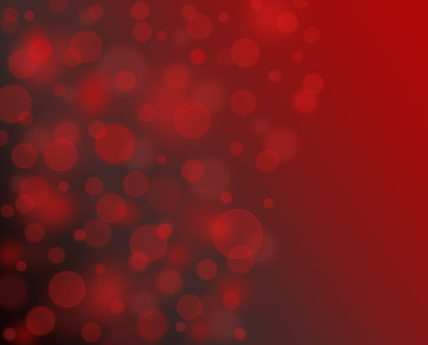 红色假日亮丽的散景背景图片下载