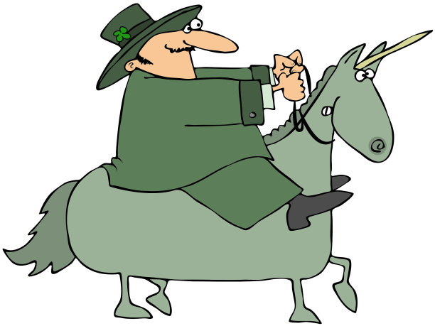 骑着独角兽的小妖精图片下载