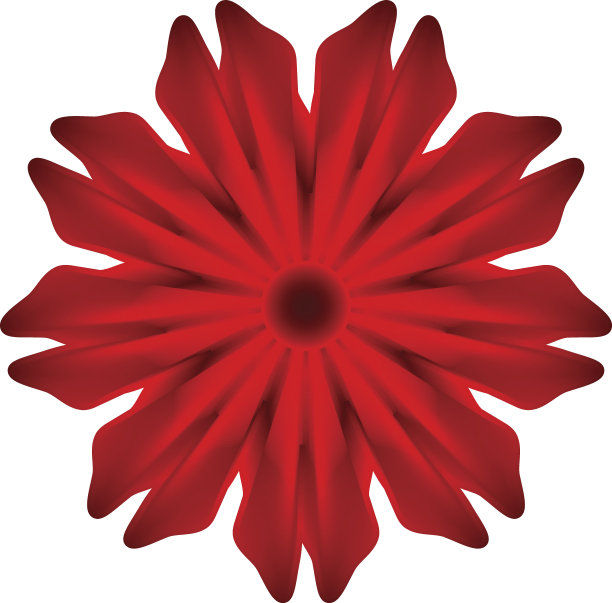 白底红花图片下载