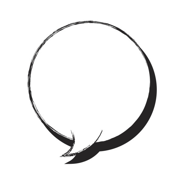 手绘喜剧演讲泡泡素材图片