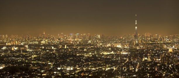 东京夜景与天空树图片下载