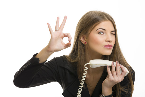 成功女商人的手势图片下载