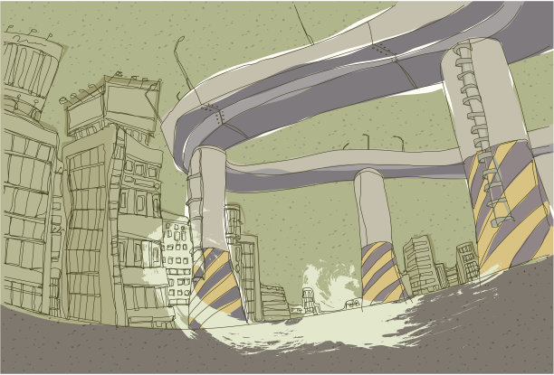 路立交桥下图片下载