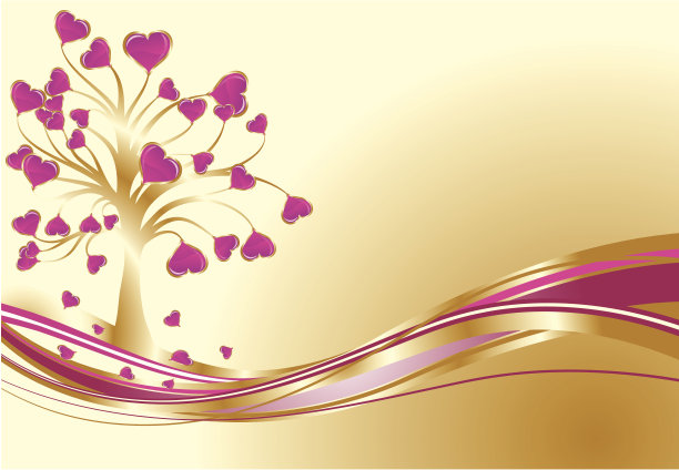 情人节树背景图片下载