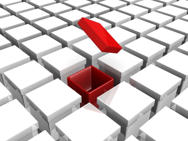 跳出框框思考创意或杰出的概念图片下载