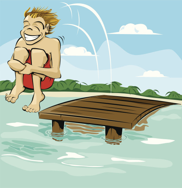 跳入水中图片下载