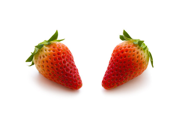 两个草莓图片下载