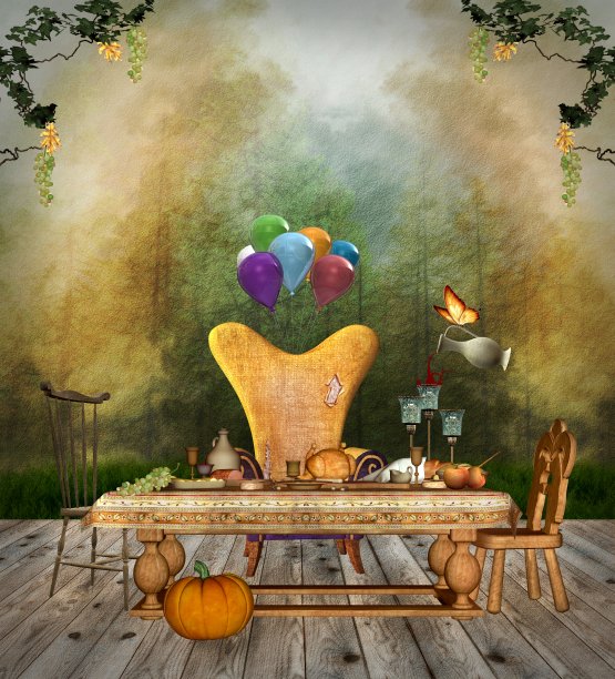 感恩节宴会图片下载