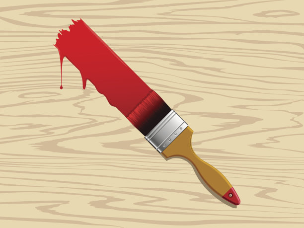 画在木头图片下载