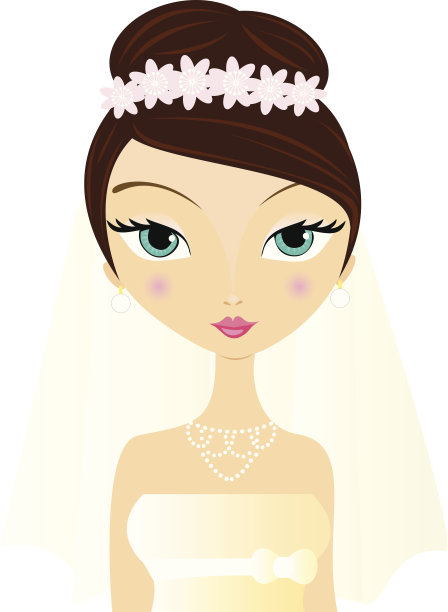 脸红的新娘图片下载