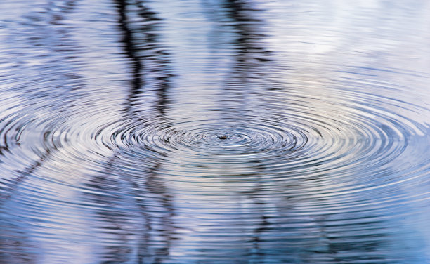 波纹在水面上图片下载