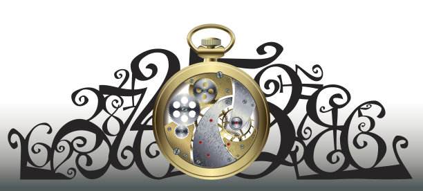 金色的手表里面图片下载