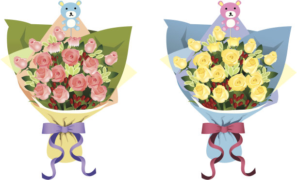 束玫瑰花。图片下载