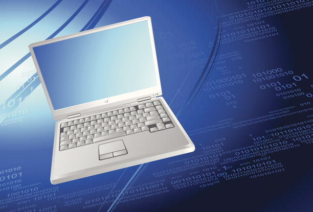 无线互联网背景在蓝色图片下载