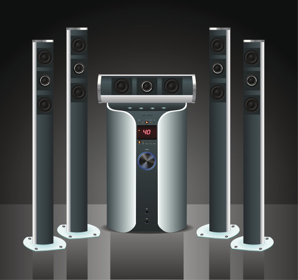 向量音响系统图片下载